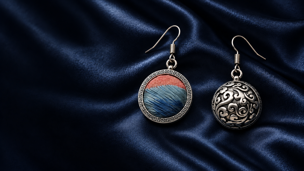 SAYRUE ORBIT collection earrings