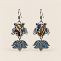 Meadow Rhapsody handmade fish earrings, front pair