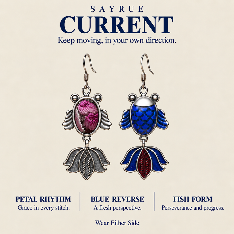 Petal Reverie handmade fish earrings, collection meaning