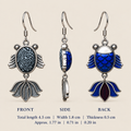 Dimensions: 4.5 cm total length, 1.8 cm width, 0.5 cm thickness